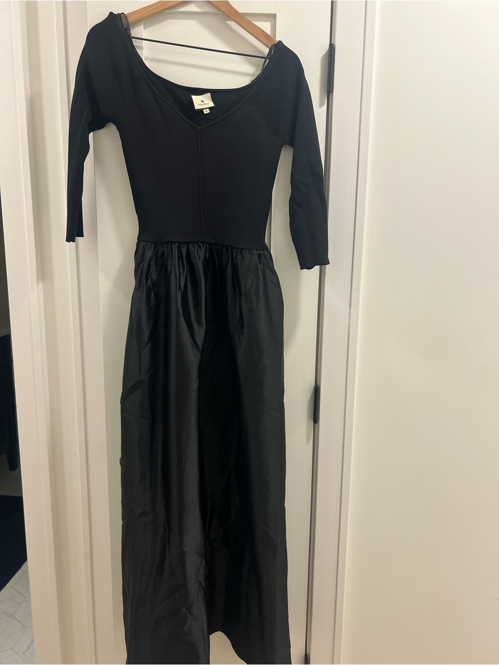 Tuckernuck Black Long-Sleeve Formal Dress for Girls